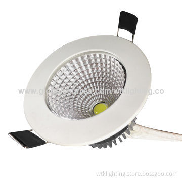 High Lumen LED COB 3W 5W 7W, Downlight, 240 to 260lm Luminous Flux